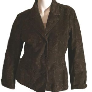 EDDIE BAUER PETITE SIZE 8 CORDUROY JACKET/BLAZER